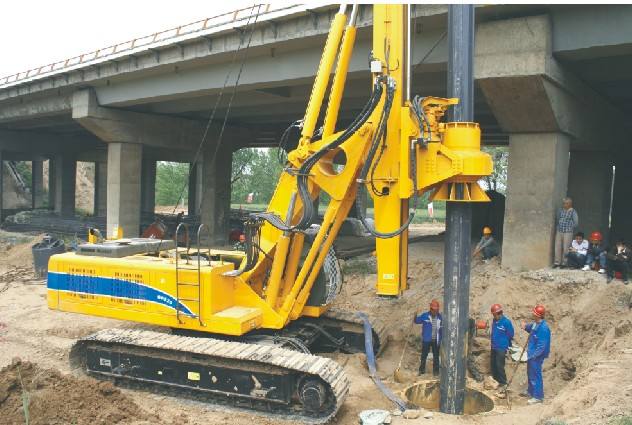 新疆旋挖鉆機(jī)租賃高速公路工程施工案例